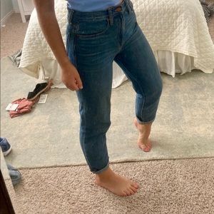 Madewell Mom Jean Capstone Wash